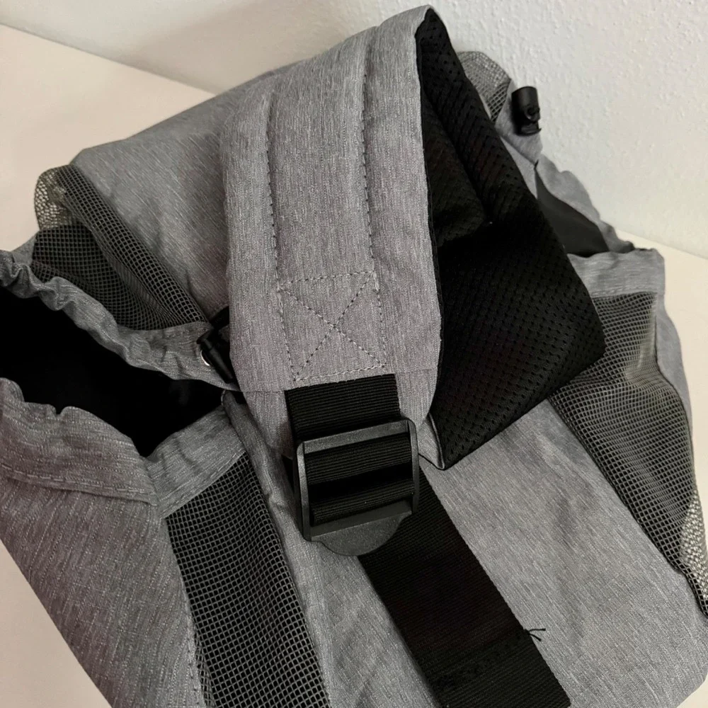 Outward Hound PupPak Small Pet Sling Cross Body Gray Carrier Up to 15lbs